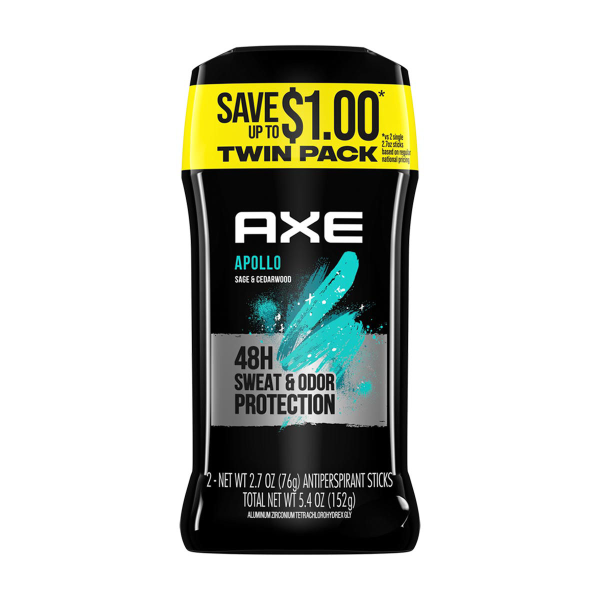 AXE Antiperspirant Deodorant Stick for Men 48 Hour Sweat and