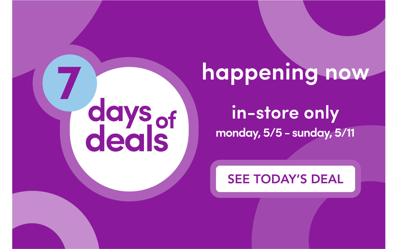 In-store only from 5/5 - 5/11: 7 Days of Deals Happening Now at pOpshelf