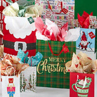 Christmas Gift Bags & Tissue Paper