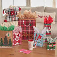 Christmas Gift Bags & Tissue Paper