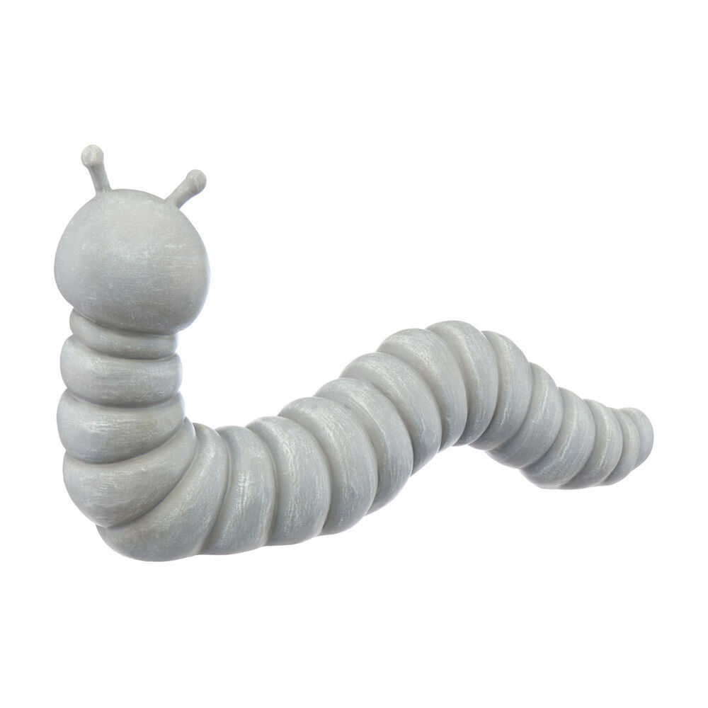 Garden Caterpillar Decor, White