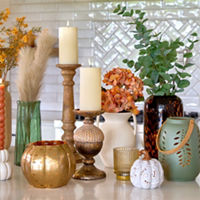 Fall Vases & Candleholders