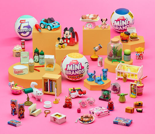 Assortment of mini brands toys 