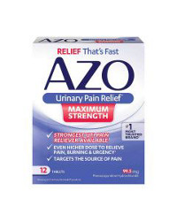 AZO Urinary Pain Relief Tablets, 12 ct