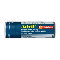 Advil Pain Reliever and Fever Reducer, Ibuprofen 200mg for Pain Relief - 10 Coat