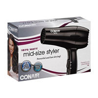 Conair Mid-Size Styler Hair Dryer, 1875 Watt