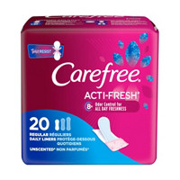 Carefree Acti-Fresh Liners, 20 Count