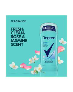 Degree Antiperspirant Deodorant Shower Clean Stick for Women, 2.6 oz, 2 ct