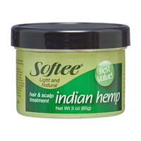 Softee Light and Natural Indian Hemp Hair & Scalp Treatment, 3 oz.