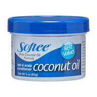 Softee Pure Coconut Oil Formula Hair & Scalp Conditioner, 3 oz.