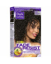 Dark and Lovely Fade Resist Rich Conditioning Hair Color, Natural Black 372