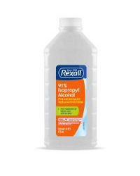 Rexall 91% Isopropyl Alcohol, 16 oz.