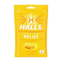 Halls Menthol Cough & Throat Relief Drops, 30 ct