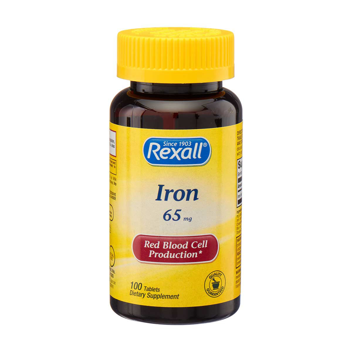 Rexall Iron 65 mg Tablet, 100 ct