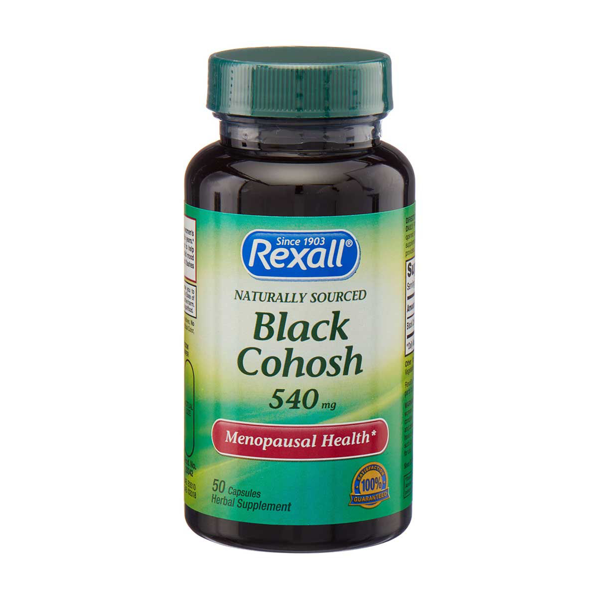 Rexall Black Cohosh 540 mg Capsules, 50 ct