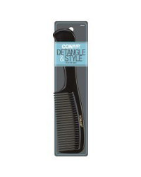 Conair Detangle & Style Hair Comb, Black