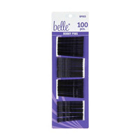 Belle Bobby Pins Black, 100 Count