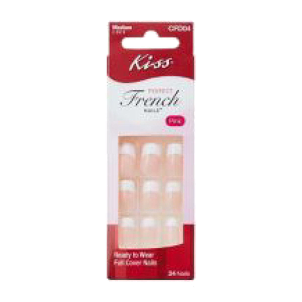 Kiss Pink Perfect French Nails, 24 ct