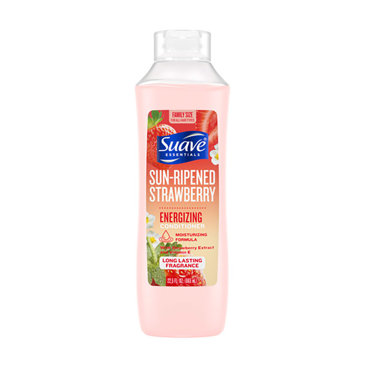 Suave Essentials Strawberry Energizing Conditioner, 22.5 fl oz