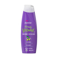 Aussie Paraben-Free Miracle Volume Conditioner with Plum & Bamboo For Fine Hair, 12.1 fl. oz.
