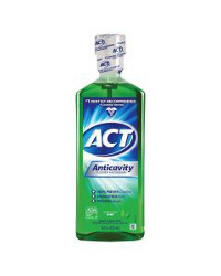 Act Anticavity Fluoride Rinse Mouthwash, Mint, 18 fl