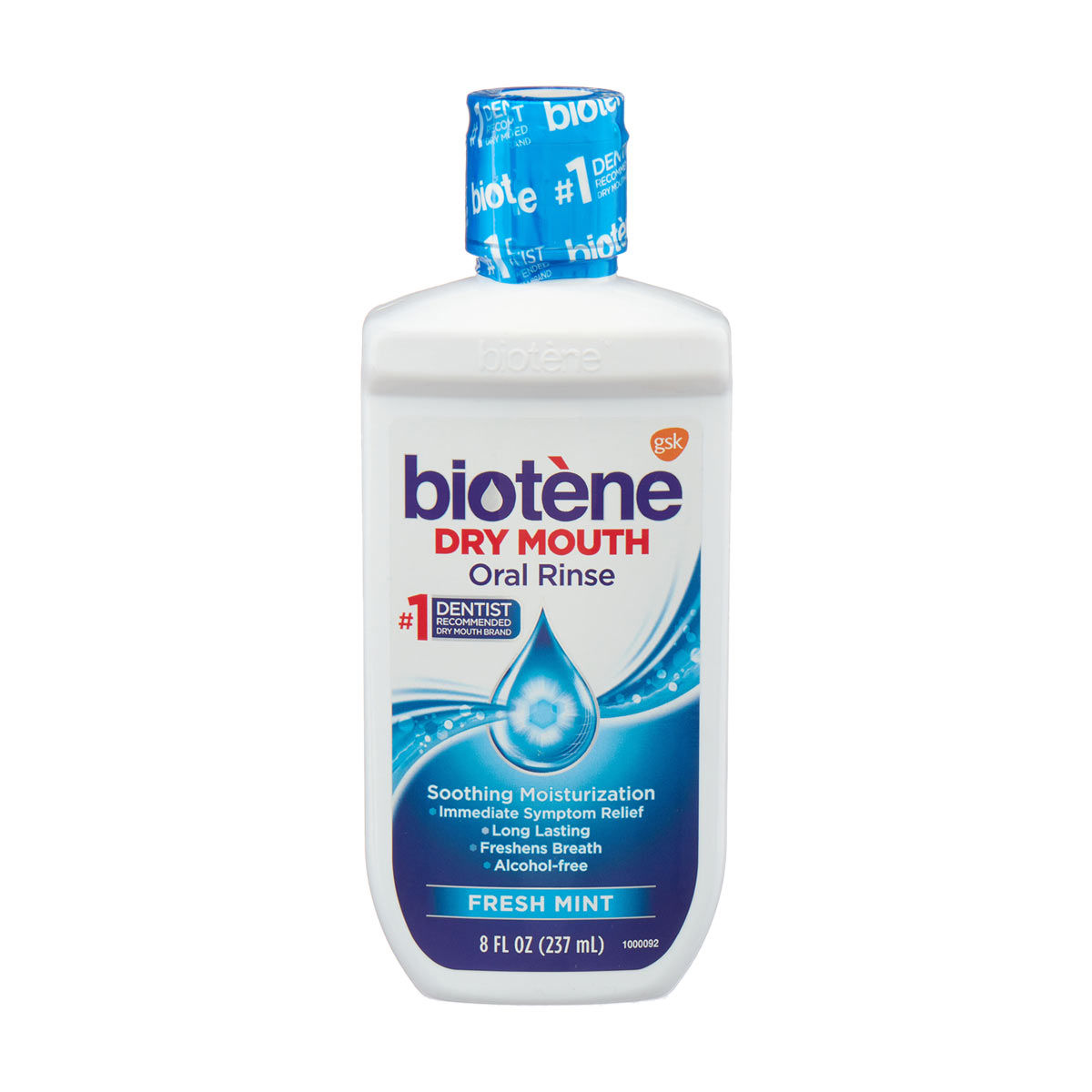 Biotene Dry Mouth Oral Rinse Fresh Mint Mouthwash, 8 fl oz | Hamilton Place