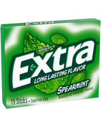 Extra Spearmint Sugarfree Gum, Single Pack