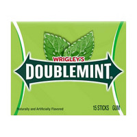 Wrigley's Doublemint Slim Pack Chewing Gum, 15 Sticks
