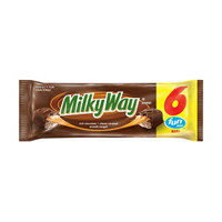 Milky Way Milk Chocolate Fun Size Candy Bars, 6 Pack