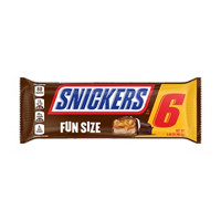 Snickers, Milk Chocolate Fun Size Bars, 6 Count
