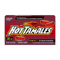 Hot Tamales Fierce Cinnamon Flavored Chewy Candy, 4.25