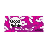 Good & Plenty Licorice Flavored Candy Theater Box,