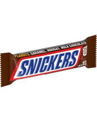 Snickers Singles Chocolate Candy Bar, 1.86 oz