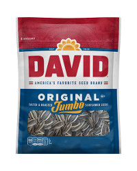 DAVID Original Jumbo Sunflower Seeds, 3.75 oz
