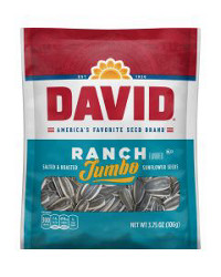 DAVID Ranch Jumbo Sunflower Seeds, 3.75 oz