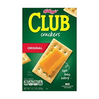 Kellogg's Club Crackers Original, Lunch Box Snacks, 13.7oz Box