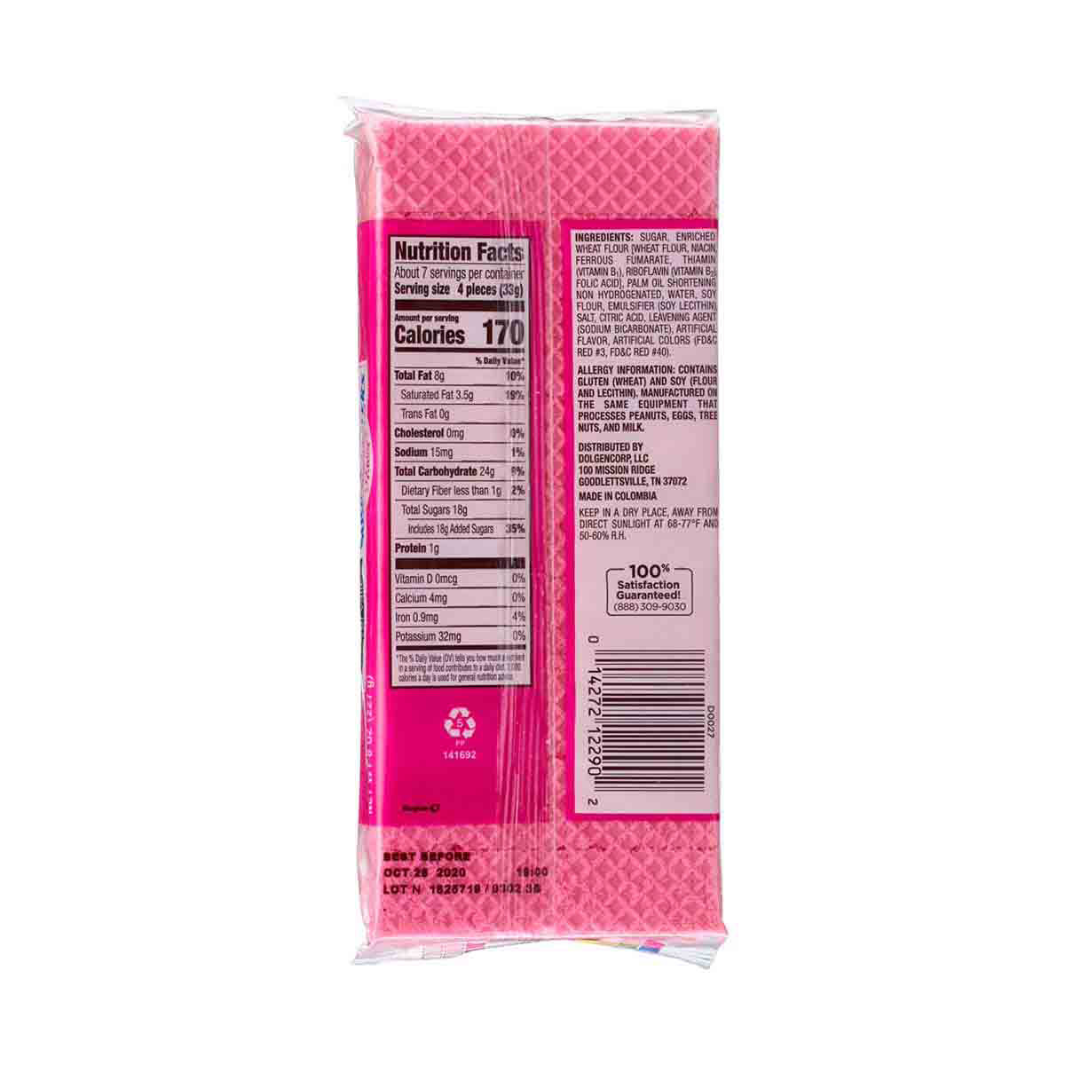 Clover Valley Strawberry Sugar Wafers, 8 oz