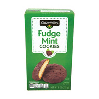 Clover Valley Fudge Mint Cookies, 9 oz