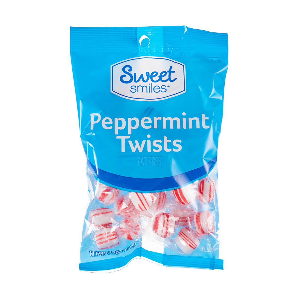 Sweet Smiles Peppermint Twists Hard Candy, 5 oz