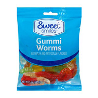 Sweet Smiles Gummi Worms, 5 oz