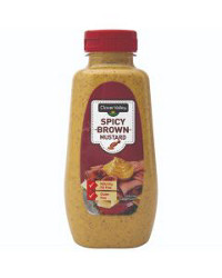 Clover Valley Spicy Brown Mustard, 12 oz.