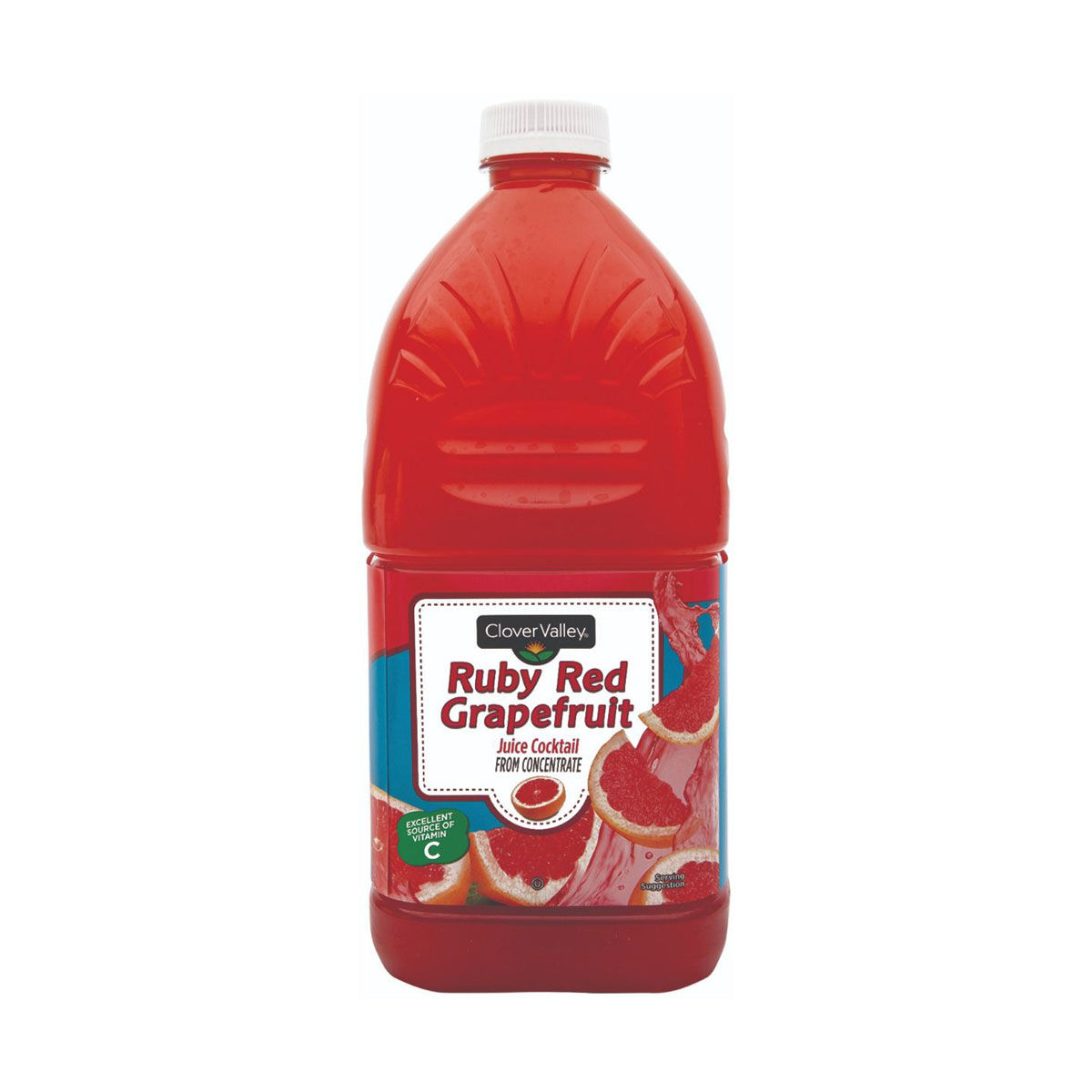 Clover Valley Ruby Red Grapefruit Juice, 64 oz.