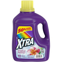 Xtra Liquid Laundry Detergent, Tropical Passion, 150 oz.
