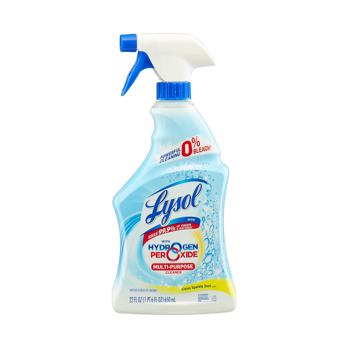Lysol Bleach Free Hydrogen Peroxide MultiPurpose Cleaner Spray, 22 fl. oz.