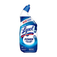 Lysol Power Toilet Bowl Cleaner Gel, For Cleaning and Disinfecting, Stain Remova