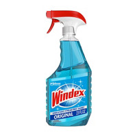 Windex Glass Cleaner, Original Blue, Spray Bottle, 23