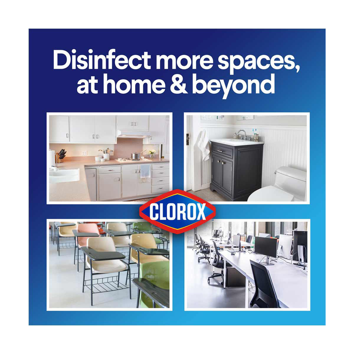 Clorox Disinfecting Wipes, Bleach Free Cleaning Wipes, Crisp Lemon, 75