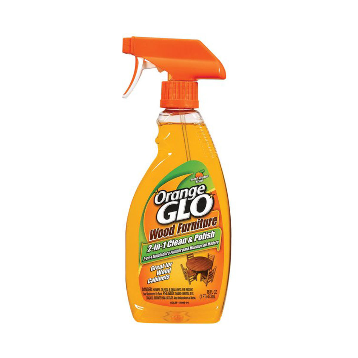 Orange Glo Wood Cleaner and Floor Polish, 16 oz