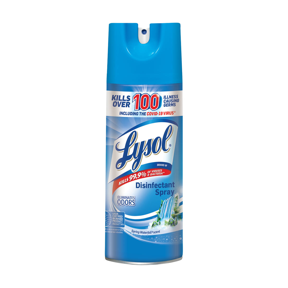 Lysol Spring Waterfall Scent Disinfectant Spray 125 Fl Oz 0928