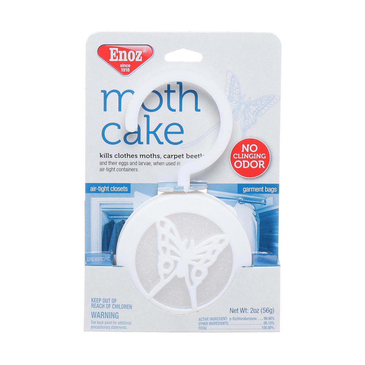 Enoz Moth Cake Hanger, 2oz.